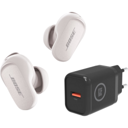 Bose QuietComfort Earbuds II + BlueBuilt Quick Charge Oplader met Usb A Poort