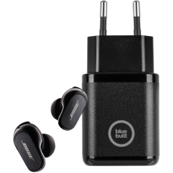 Bose QuietComfort Earbuds II + BlueBuilt Quick Charge Oplader met Usb A Poort